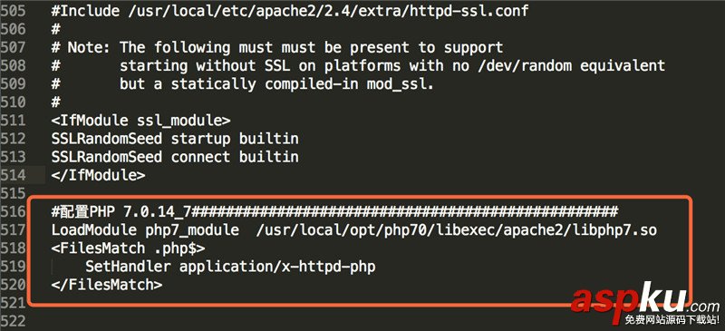 macOS,Sierra,Apache2.4,PHP7.0,MySQL5.7.16