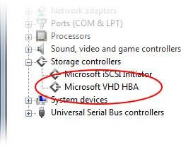 Windows 7或许将原生支持VHD虚拟硬盘