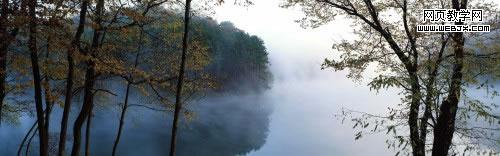 fog river bank