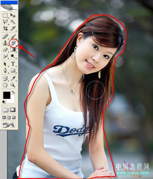 详细讲解用photohop为mm调色简单磨皮_网页设计webjx.com